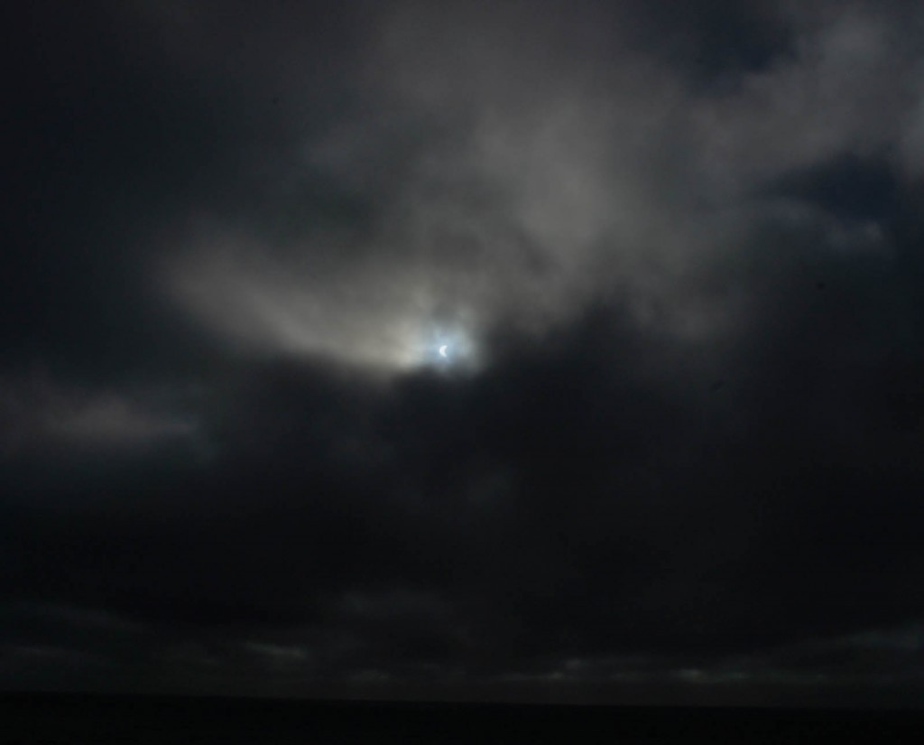 Half Way into the Eclipse - Courtesy of Paul Taylor